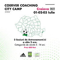 stire COERVER COACHING CITY CAMP - Craiova 2022