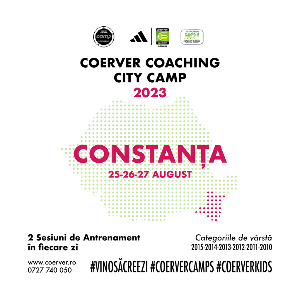 COERVER Coaching City Camp: Constanta, August 2023