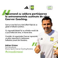 Adrian Cristea, Director Sportiv Coerver Coaching